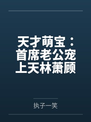 天才萌宝：首席老公宠上天林萧顾北城笔趣阁无弹窗