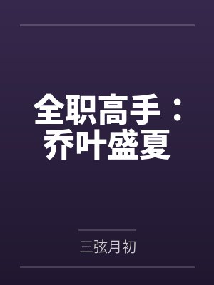全职高手：乔叶盛夏