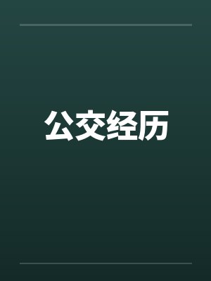 公交经历 公交经历